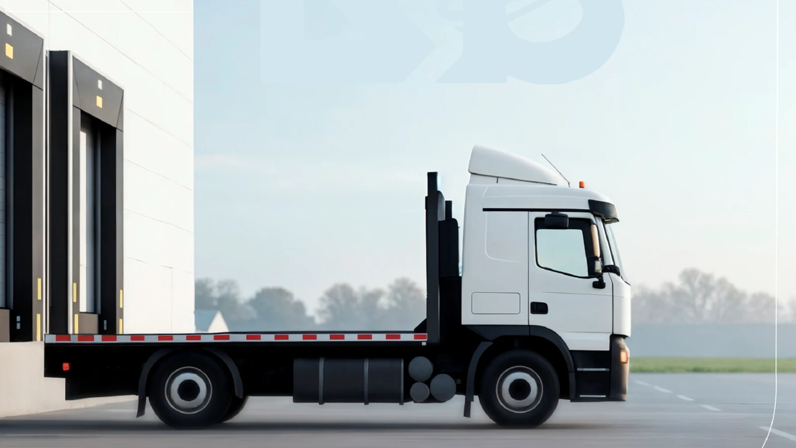 Kendaraan truk untuk solusi logistik